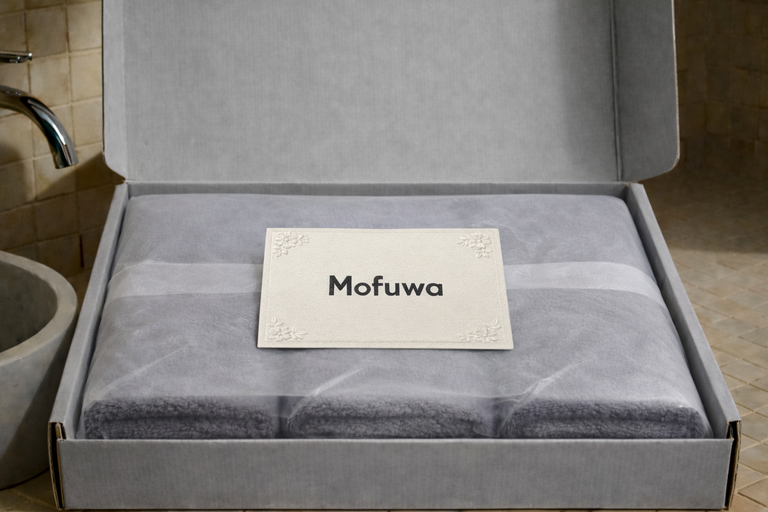 開封したMofuwaギフトボックス